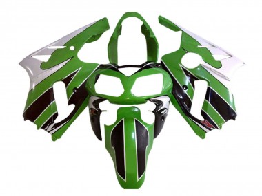 2002-2006 Kawasaki ZX12R Motorcycle Fairings - White Green Black Canada Websites