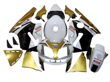 2002-2006 Kawasaki ZX12R Motorcycle Fairings - White Gold Black Red Denso Canada Websites