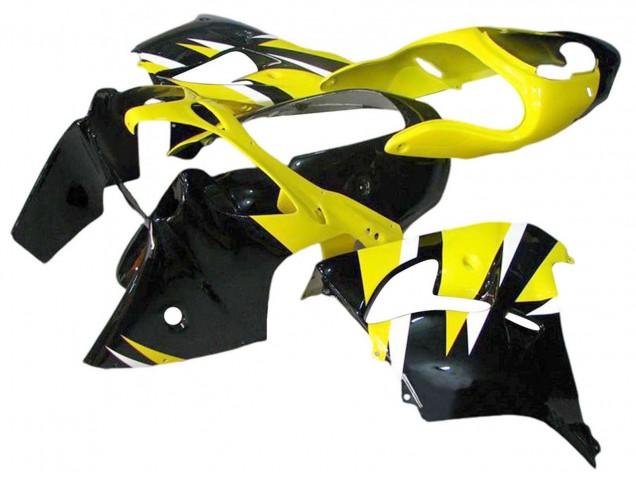 2002-2006 Kawasaki ZX12R Motorcycle Fairings - Yellow Black Canada Websites