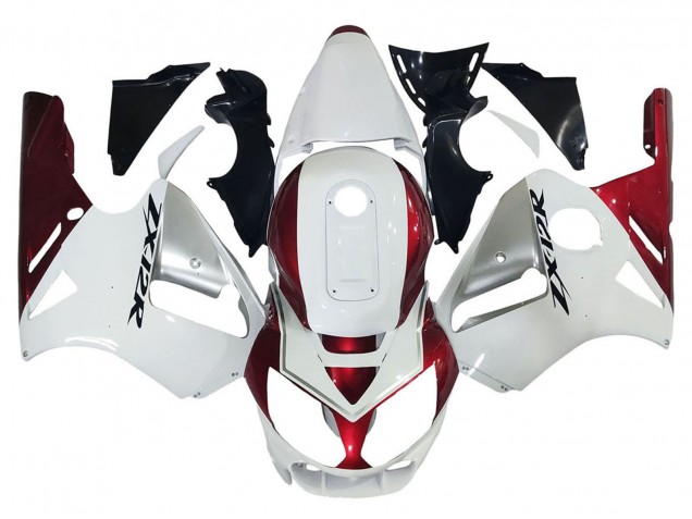 2002-2006 Kawasaki ZX12R Motorcycle Fairings - White Red Black Canada Websites