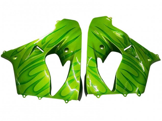 2000-2001 Kawasaki ZX9R Motorcycle Fairings - Green Flame Canada Websites
