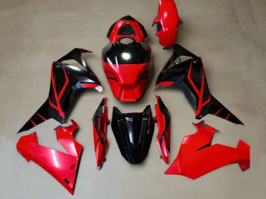 2019-2020 Honda CBR650R Motorcycle Fairings - Red Glossy Black Stripe Canada Websites