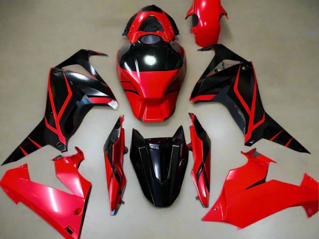 2021-2023 Honda CBR650R Motorcycle Fairings - Red Glossy Black Stripe Canada Websites