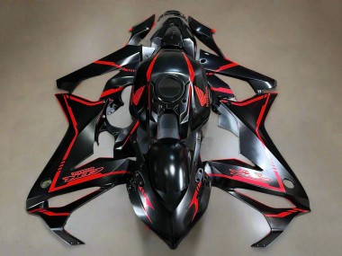 2021-2023 Honda CBR650R Motorcycle Fairings - Glossy Black Red Stripe Canada Websites