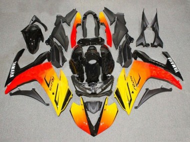 2015-2018 Yamaha YZF R3/R25 Motorcycle Fairings - Yellow Red Black Canada Websites