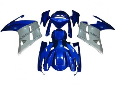 2013-2015 Yamaha FJR1300 Motorcycle Fairing - Blue Silver Canada Websites