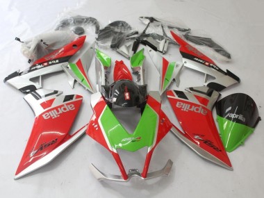 2009-2015 Aprilia RSV4 1000 Motorcycle Fairing - Red Silver Green Black Canada Websites