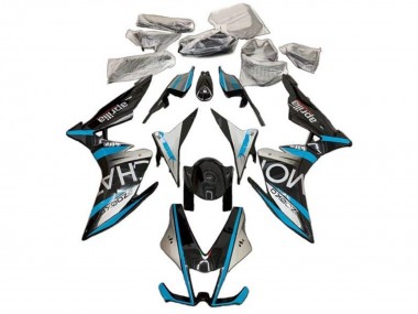 2009-2015 Aprilia RSV4 1000 Motorcycle Fairings - Silver Black Blue Canada Websites