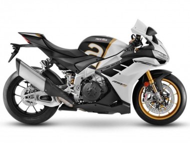 2021-2024 Aprilia RSV4 1100 Motorcycle Fairings - Matte White Black Gold Canada Websites