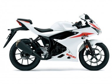 2017-2025 Suzuki GSXR125 Motorcycle Fairings - White Red Canada Websites