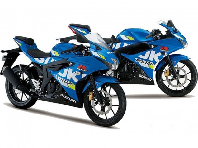 2017-2025 Suzuki GSXR125 Motorcycle Fairings - Blue Ecstar Canada Websites