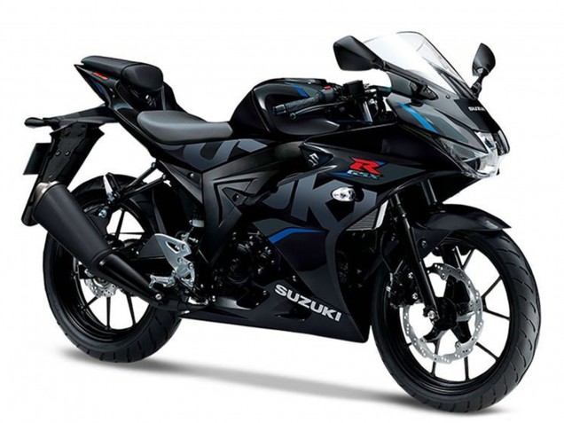 2017-2025 Suzuki GSXR125 Motorcycle Fairings - Black Blue Canada Websites