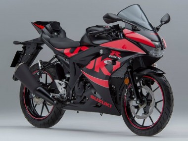 2017-2025 Suzuki GSXR125 Motorcycle Fairings - Black Red Canada Websites