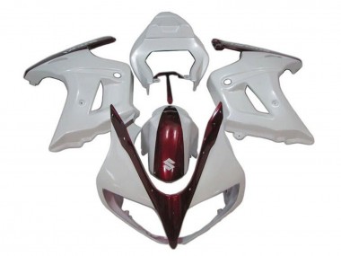 2003-2013 Suzuki SV650 Motorcycle Fairings - White Candy Red Canada Websites