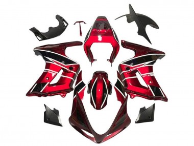 2003-2013 Suzuki SV650 Motorcycle Fairings - Red Black White Stripe Canada Websites