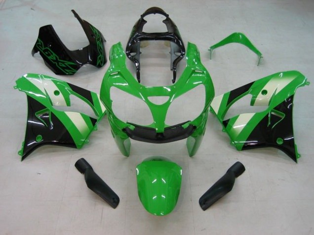 2002-2003 Kawasaki ZX9R Motorcycle Fairing - Green White Black Canada Websites