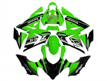 2004-2005 Kawasaki ZX10R Motorcycle Fairings - Black Green Silver Canada Websites