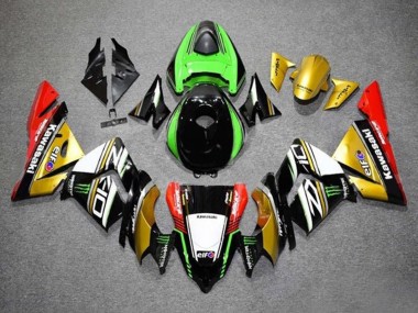 2004-2005 Kawasaki ZX10R Motorcycle Fairings - Gold Black Green White Red Canada Websites