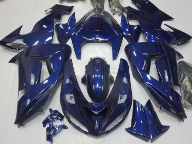 2006-2007 Kawasaki ZX10R Motorcycle Fairing - Dark Blue Canada Websites