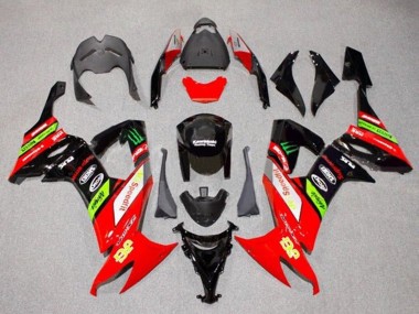 2008-2010 Kawasaki ZX10R Motorcycle Fairings - Red Green Black Yellow Canada Websites