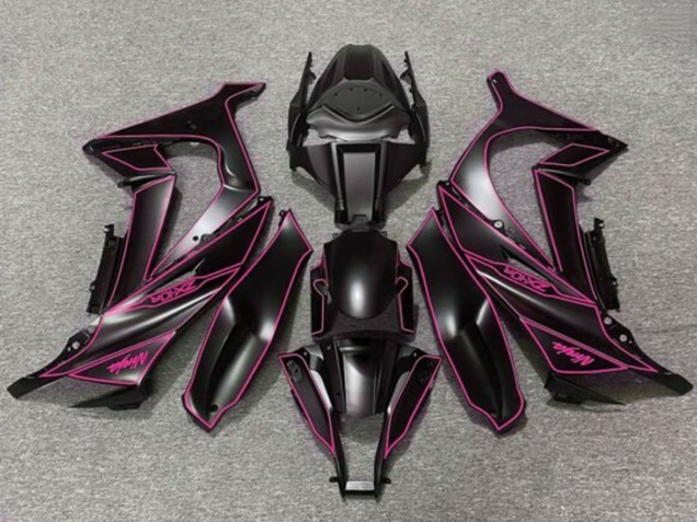 2011-2015 Kawasaki ZX10R Motorcycle Fairings - Matte Black Purple Canada Websites