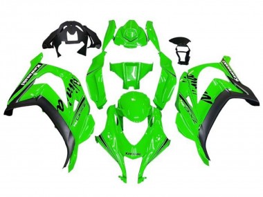 2016-2020 Kawasaki ZX10R Motorcycle Fairings - Green Black Canada Websites