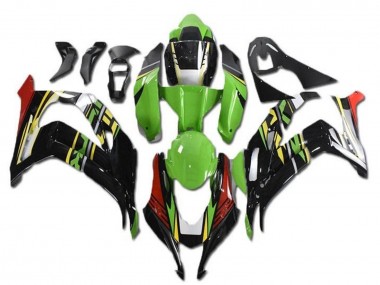 2016-2020 Kawasaki ZX10R Motorcycle Fairings - Green Red Yellow Black Canada Websites