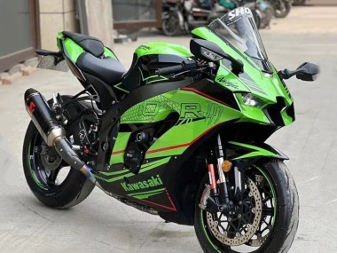 2021-2025 Kawasaki ZX10R Motorcycle Fairings - Green Black Red Stripe Canada Websites
