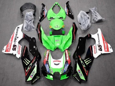 2021-2025 Kawasaki ZX10R Motorcycle Fairings - Green Black Red White Blue Showr Elf Monster 65 Canada Websites
