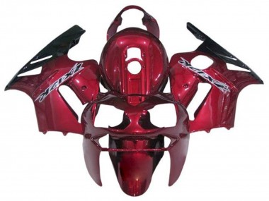 2000-2001 Kawasaki ZX12R Motorcycle Fairings - Candy Red Black White Canada Websites