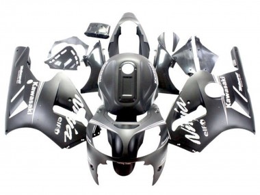 2000-2001 Kawasaki ZX12R Motorcycle Fairings - Matte Black White Canada Websites