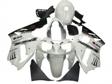 2002-2006 Kawasaki ZX12R Motorcycle Fairings - Pearl White Black Elf Monster Canada Websites