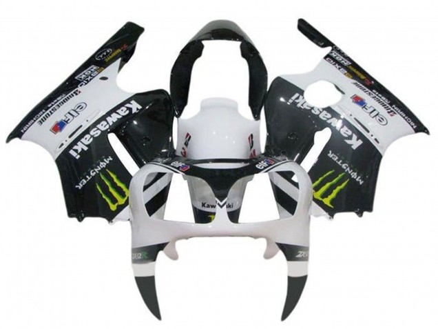2002-2006 Kawasaki ZX12R Motorcycle Fairings - White Black Yellow Monster Canada Websites