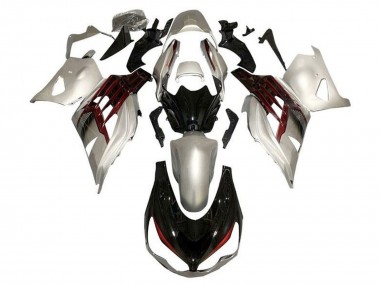 2012-2024 Kawasaki ZX14R ZZR1400 Motorcycle Fairings - Silver Glossy Black Red Canada Websites
