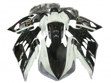 2012-2024 Kawasaki ZX14R ZZR1400 Motorcycle Fairings - White Black Canada Websites