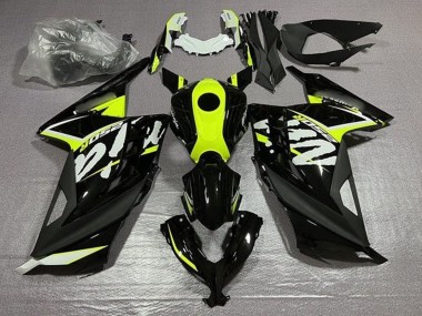 2013-2024 Kawasaki EX300 Motorcycle Fairings - Glossy Black Neon Yellow White Canada Websites