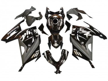 2013-2024 Kawasaki EX300 Motorcycle Fairings - Glossy Black Matte Black White Canada Websites
