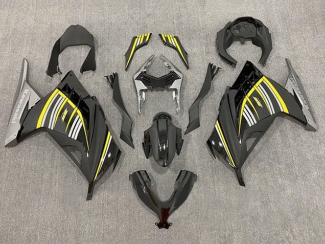 2013-2017 Kawasaki EX300 Motorcycle Fairings - Yellow Silver Glossy Black Matte Black Canada Websites