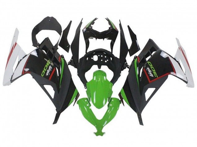 2013-2017 Kawasaki EX300 Motorcycle Fairings - White Red Green Black Canada Websites