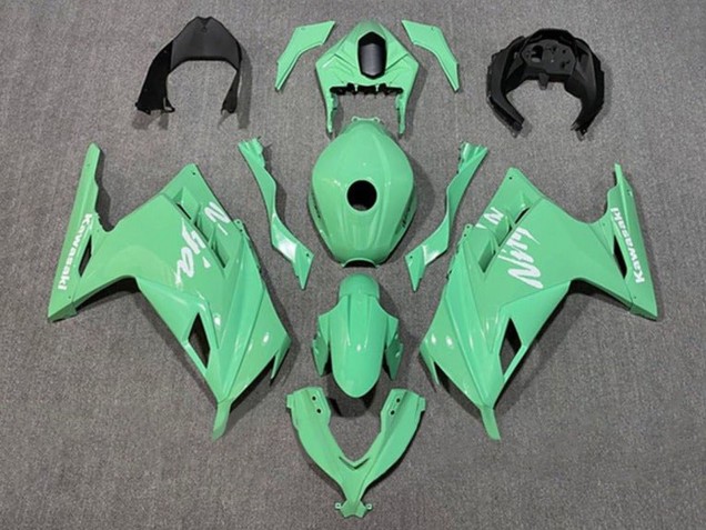 2013-2017 Kawasaki EX300 Motorcycle Fairings - Light Green White Canada Websites