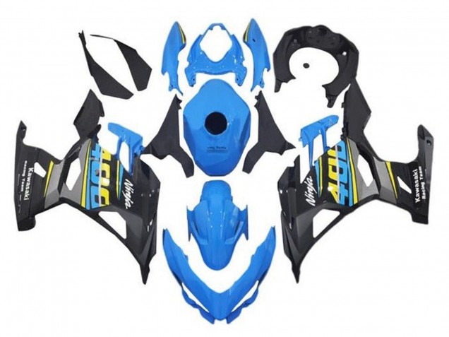 2018-2024 Kawasaki Ninja 400 Motorcycle Fairings - Blue Black Yellow Grey Canada Websites
