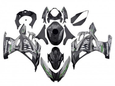 2018-2024 Kawasaki Ninja 400 Motorcycle Fairings - Nardo Grey Black Shark Canada Websites