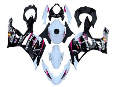 2018-2024 Kawasaki Ninja 400 Motorcycle Fairings - White Pink Black Canada Websites
