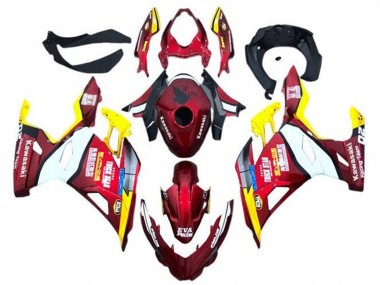 2018-2024 Kawasaki Ninja 400 Motorcycle Fairings - Red Yellow White Blue Eva Racing Canada Websites
