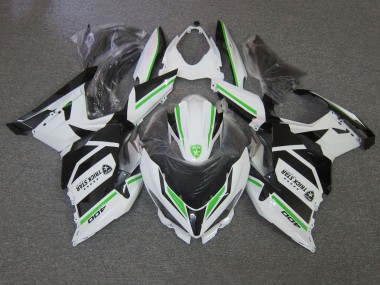 2018-2024 Kawasaki Ninja 400 Motorcycle Fairings - White Green Black Trick Star Canada Websites