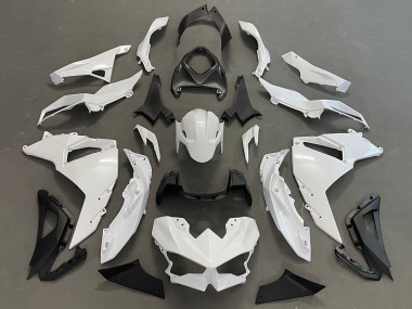 2024-2025 Kawasaki Ninja 500 EX500R Motorcycle Fairings - White Black Canada Websites