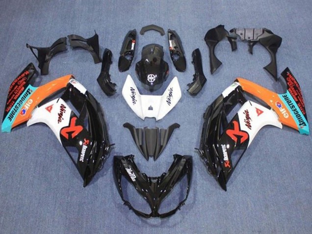 2012-2016 Kawasaki Ninja 650 EX650 Motorcycle Fairings - Glossy Black White Orange Blue Red Canada Websites