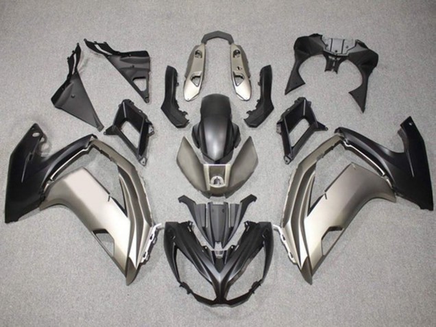2012-2016 Kawasaki Ninja 650 EX650 Motorcycle Fairings - Silver Matte Black Canada Websites