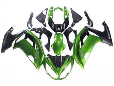 2012-2016 Kawasaki Ninja 650 EX650 Motorcycle Fairing - Green Matte Black Canada Websites