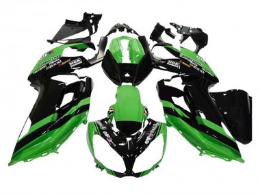 2012-2016 Kawasaki Ninja 650 EX650 Motorcycle Fairings - Green Black Stripe Canada Websites